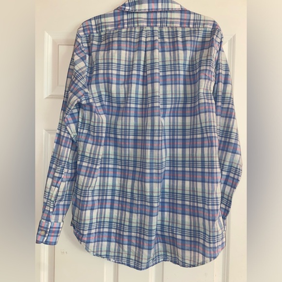 Vineyard Vines Slim Fit Tucker Men’s Medium Plaid Shirt - Picture 4 of 5
